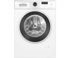 Bosch Skalbimo mašina | WGE0240ASN | Energy efficiency class A | Front loading | Skalbimo talpa 7kg | 1400 RPM | Gylis 59 cm | Plotis 60 cm | Ekranas | LED | Direct drive | Baltas