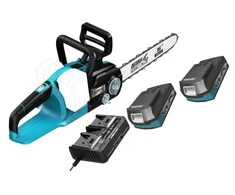 Akumuliatorinis grandininis pjūklas Dedra DED7195V, 2x18V, bešepetėlis + 2x4.0Ah