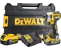 Dewalt Smūginis suktuvas DCF887P2, 18 V (2 x 5Ah) Li-ion XR, bešepetėlinis