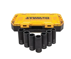 DEWALT smūginių sukimo galvučių komplektas 1/2" 7vnt.