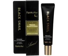 Paakių serumas FarmStay Juodas Snail Premium Rolling Eye Serum 25 ml