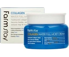FarmStay Collagen Water Full Drėkinamasis veido kremas su kolagenu, 100 g