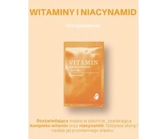 Rozjaśniająca maska do twarzy SKIN627 WITAMINY &amp; NIACYNAMID, 22 ml
