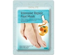 Adwin Korea Corporation Intensyviai regeneruojanti kaukė-kojinaitės Skinlite "Abrikosas", 1 pora
