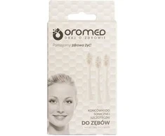 Oro-med Antgaliai do šepetėliai sonicznej Oromed ORO-SMILE baltas 3 sztuki