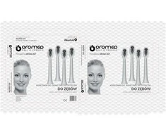 Oro-med Antgaliai do šepetėliai sonicznej Oromed ORO-SONIC PROFESSIONAL žalias 4 sztuki
