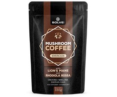 Health Labs Care Solve Labs Grybų kava, malta kava arabica, Liūto karčiai + Rhodiola 330 g