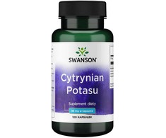 Maisto papildas Kalis Potassium Citrate, Swanson, 99mg, 120 kapsulių