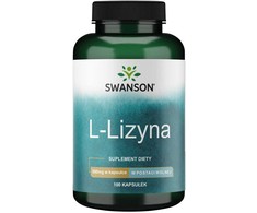 Swanson L-LIZINAS 500mg – 100 kapsulių
