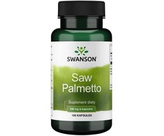 Gulsčioji serenoja Saw Palmetto, Swanson, 540mg, 100 kapsulių