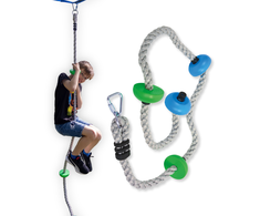 Master Lina do wspinania su 4 stopniami Schildkrot Ninja Rope 2,5m wspinaczkowa (MTS970712)