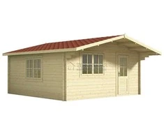 Eurovudas Medinis sodo namelis Faro 3x3m, 44mm