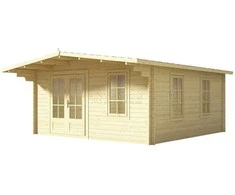 Eurovudas Medinis sodo namelis Milano 3x4m, 44mm