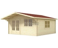 Eurovudas Medinis sodo namelis Monaco 3x3m, 44mm