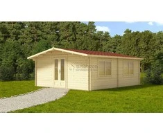 Eurovudas Medinis vasarnamis Palermo 5x6m, 44mm