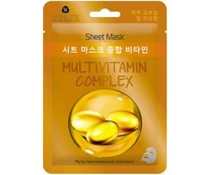 Adwin Korea Corporation Skinlite lakštinė veido kaukė „Multivitamin Complex“, 1 vnt.