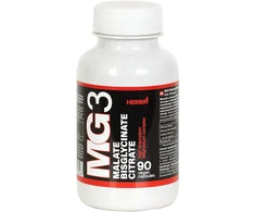 Bescorp Health MG3 Magnio Malatas, Bisglicinatas, Citratas, B6 Herbin, 90 kapsulių