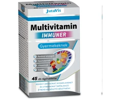 Juvapharma Multivitaminai imunitetui vaikams Jutavit su laktobacilomis, 45 tabletės