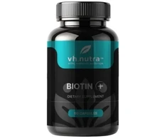 Pagaminta ES pagal SIA MatrixSoftLabs užsakymą (Latvija) VH.nutra Biotin Plus 90 kapsulių