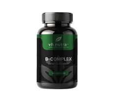 Pagaminta ES pagal SIA MatrixSoftLabs užsakymą (Latvija) VH.Nutra B-Complex – 90 kapsulių