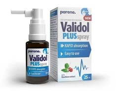 Paira Validol Plus purškalas, maisto papildas su saldikliu, 25 ml.