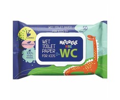 Drėgnas tualetinis popierius vaikams Naturelle Kids 50vnt