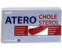 Symbiofarm Maisto papildas Atero Cholesterol Herbin, 30 kapsulių