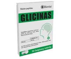 Zdravofarm Glicinas 300 mg, 50 čiulpiamų tablečių
