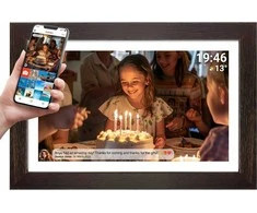15.6" rudas skaitmeninis nuotraukų rėmelis
