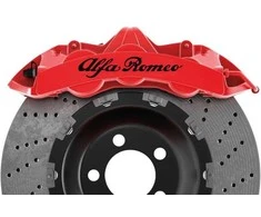 Alfa Romeo dinaminiai stabdžių suportų lipdukai – suderinami, 6 vnt.