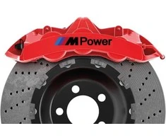 BMW M Power stabdžių suportų lipdukai – suderinami su F30/F32/F36/435/335/440, 6 vnt.