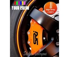 Automobilių suportų spalvinimo lipdukai