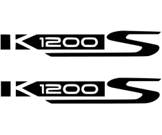 Bmw Motorcycle Stickers Motociklo emblemos lipdukai BMW K1200S, išpjauto vinilo, 2 vnt.
