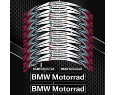 BMW Performance Motorrad M Sport ratlankių lipdukų rinkinys