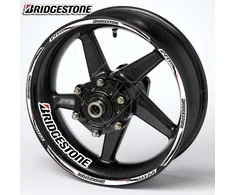 Bridgestone motociklo ratlankių lipdukai