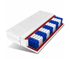 Čiužinys 80x200 su kišenėmis, 9 zonų, METIS DoubleHARD