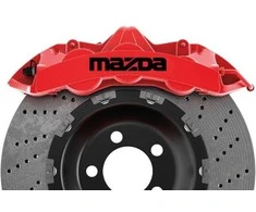 Mazda dinaminiai stabdžių apkabos lipdukai – suderinami, 6 vnt.