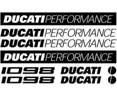 Ducati 1098 lipdukų rinkinys