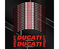 DUCATI motociklo ratlankių lipdukai