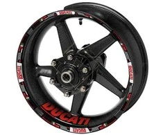 DUCATI motociklo ratlankių lipdukai
