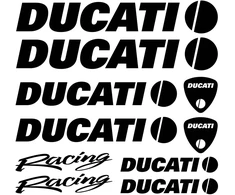 Ducati racing motociklo lipdukai