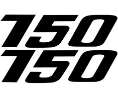 Ducati Stickers Motociklo lipdukai Ducati Supersport 750, retro stiliaus, 2 vnt.