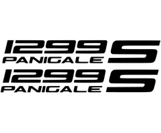 Ducati Stickers Motociklo lipdukai Ducati 1299 Panigale S, sportinio stiliaus, 2 vnt.