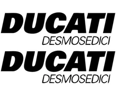 Ducati Stickers Motociklo lipdukai Ducati Desmosedici MotoGP, apdailos plastikams, 2 vnt.
