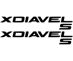 Ducati Stickers Motociklo lipdukai Ducati XDiavel S Power Cruiser, kruizerio stiliaus, 2 vnt.