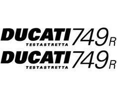 Ducati Stickers Motociklo lipdukai Ducati 749 R, 2 vnt.