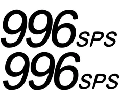 Ducati Stickers Motociklo lipdukai Ducati 996 SPS Homologation, 2 vnt.