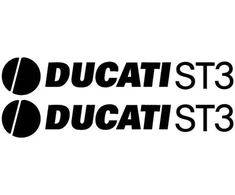 Ducati Stickers Motociklo lipdukai Ducati ST3, kelionių stiliaus, 2 vnt.