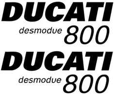 Ducati Stickers Motociklo lipdukai Ducati 800 Desmodue V2, 2 vnt.