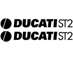 Ducati Stickers Motociklo lipdukai Ducati ST2, kelionių stiliaus, 2 vnt.